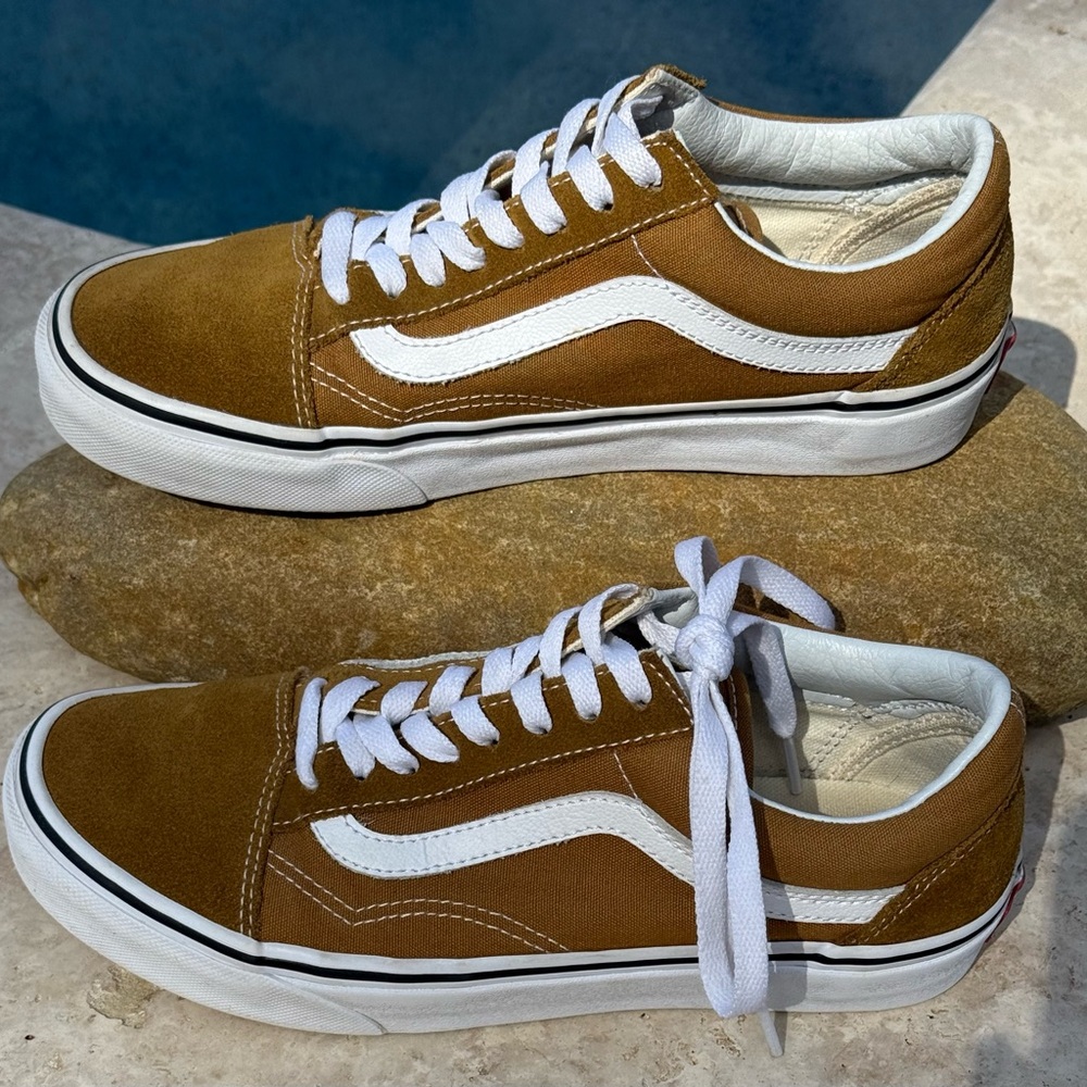 Vans Women's Brown Suede Sneakers - Picture 3 of 8